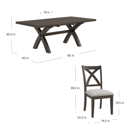 Westen Dining Table and 6 Chairs