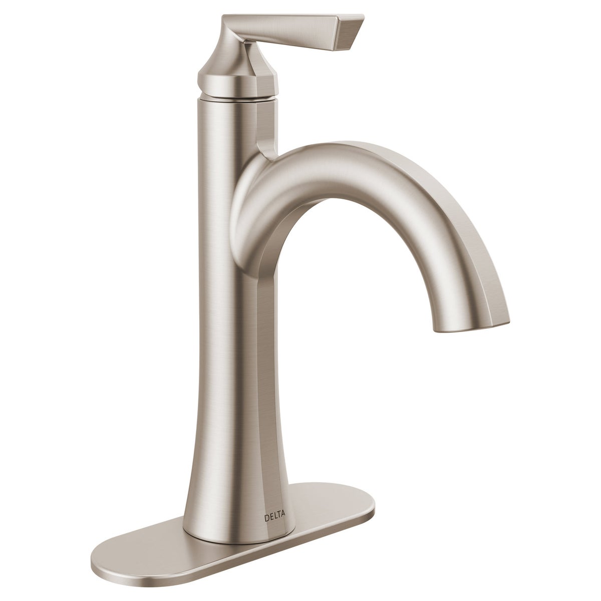 NEW - Delta Rinna Brushed Nickel Single Handle Bathroom Faucet