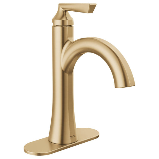 NEW - Delta Rinna Single Handle Bathroom Faucet In Champagne Bronze