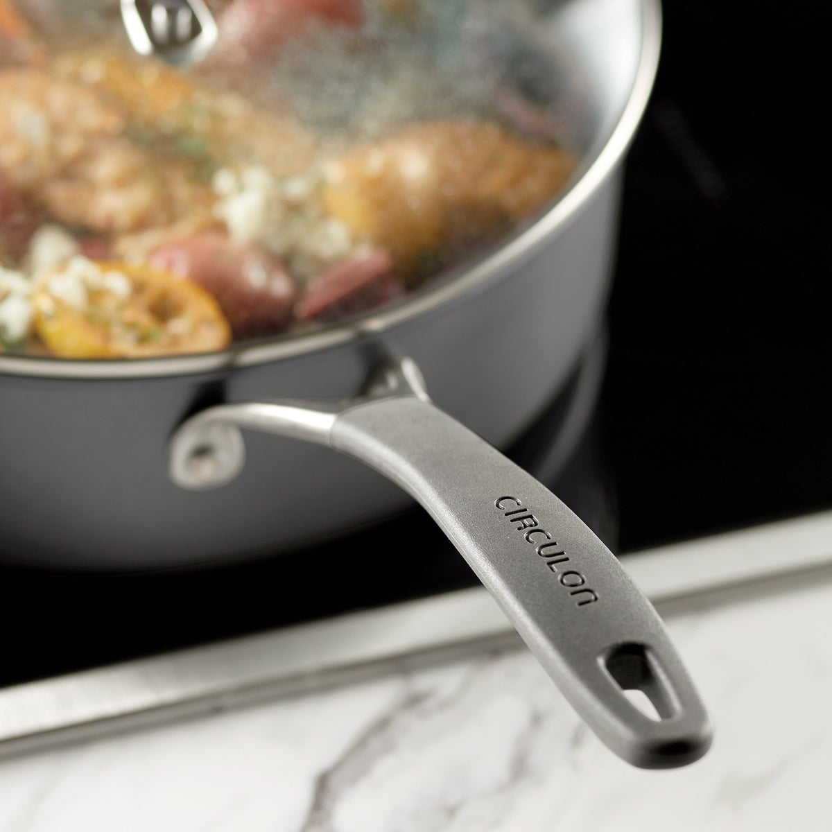 Circulon A1 Series with ScratchDefense Cookware Set, 12 Piece, Graphite - Retail $250