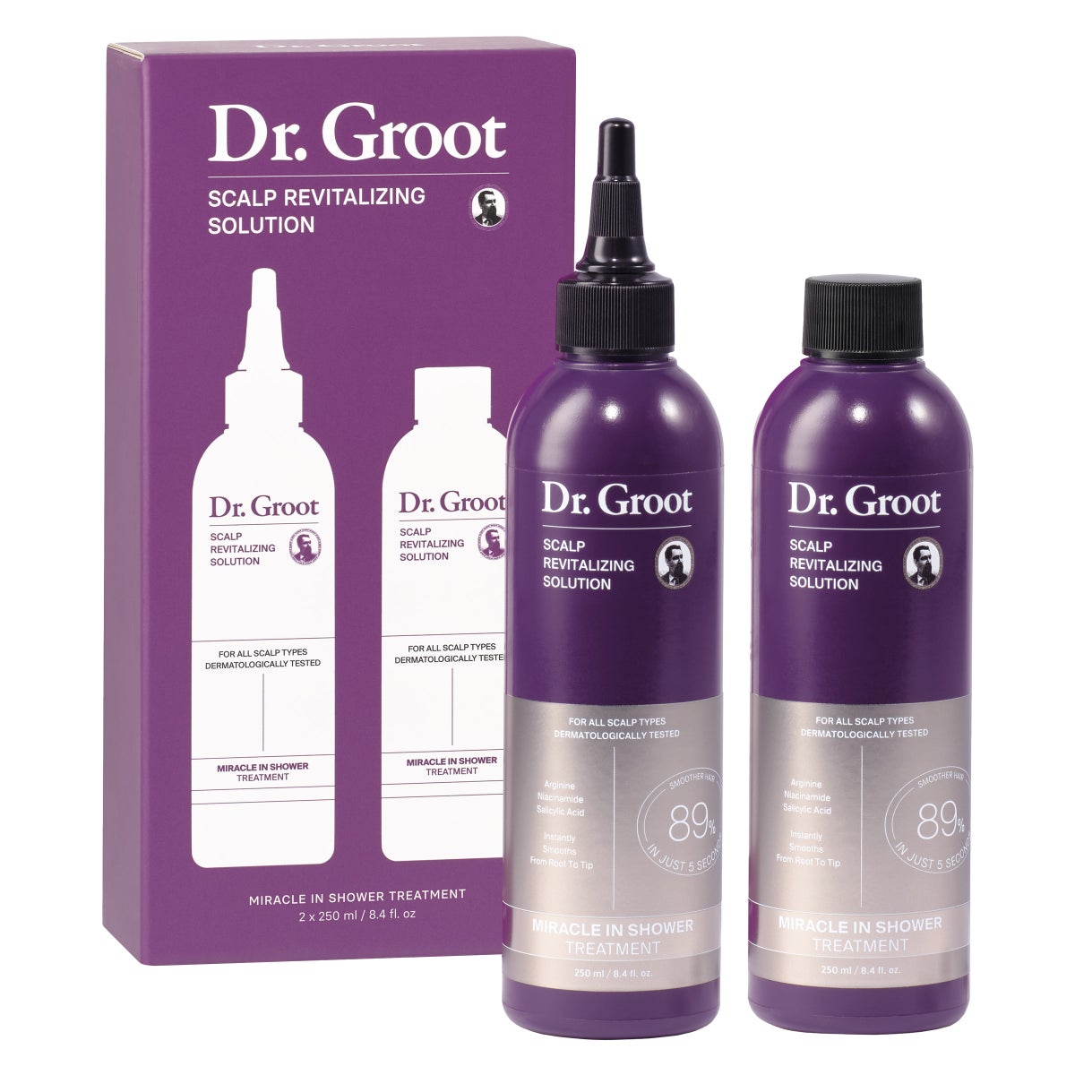 NEW - Dr. Groot Scalp Revitalizing Solution, 8.4 fl oz, 2-pack