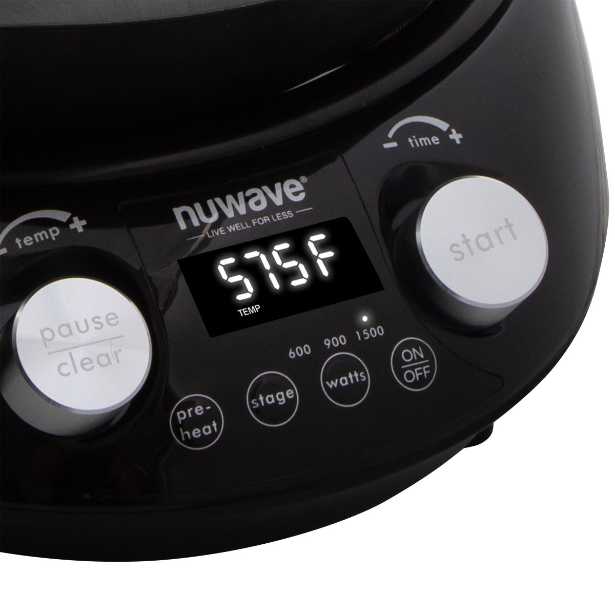 Nuwave Induction Hot Wok with 14" Carbon Steel Wok, Glass Lid & Stand