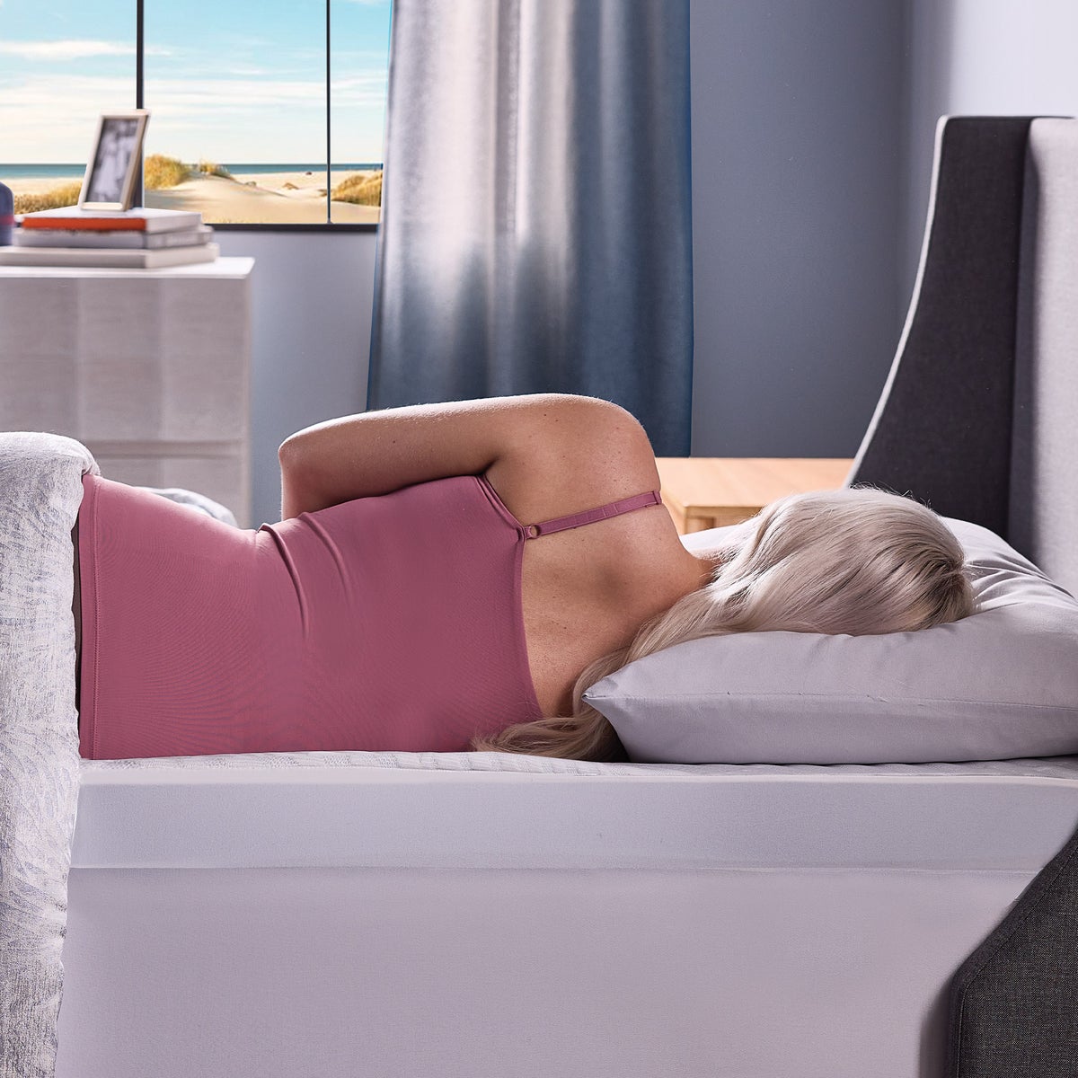 NEW - Novaform ComfortLuxe QUEEN  Plus Gel Memory Foam Mattress Topper