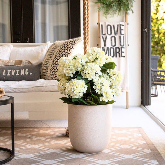 Faux 35” Hydrangea Floor Plant