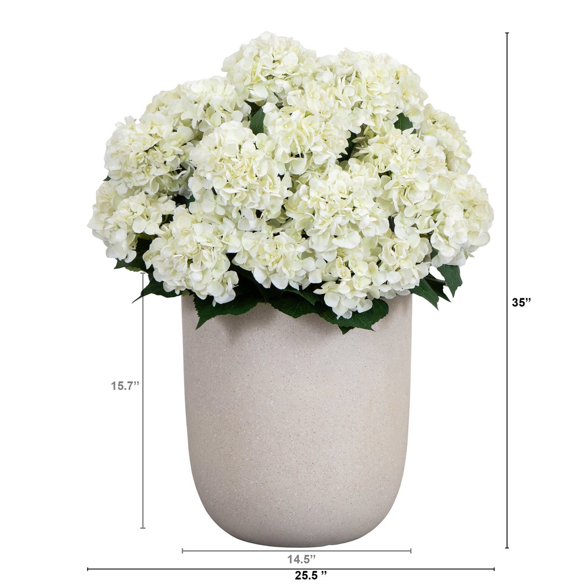 Faux 35” Hydrangea Floor Plant
