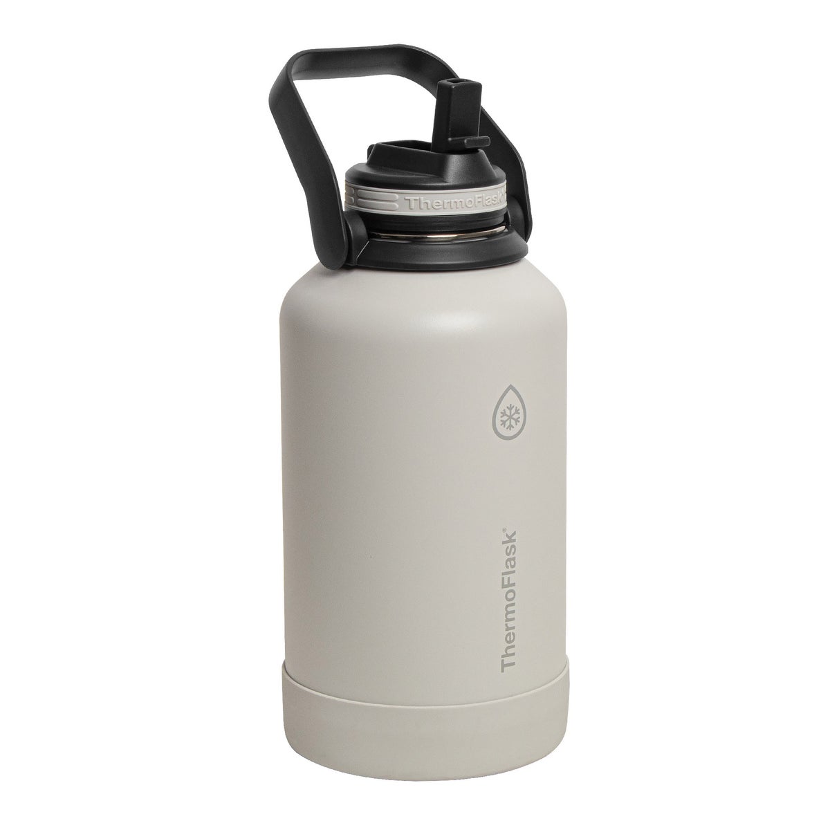 ThermoFlask 64 oz. Double Wall Insulated Stainless Steel Bottle with Straw Lid