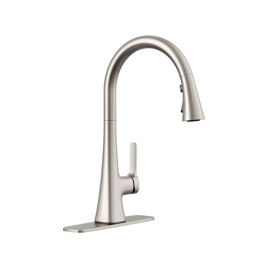 NEW - Kohler Guild Pull-down Kitchen Sink Faucet with Three-function Sprayhead, Chrome