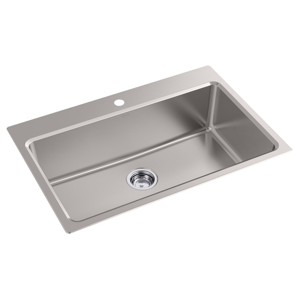 NEW - Kohler Provo 33" Dual Mount Single-bowl Workstation Kitchen Sink Kit