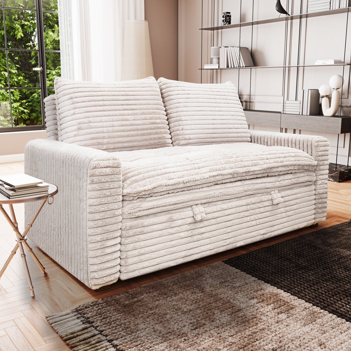 Stearns & Foster Johanna Convertible Sleeper Sofa