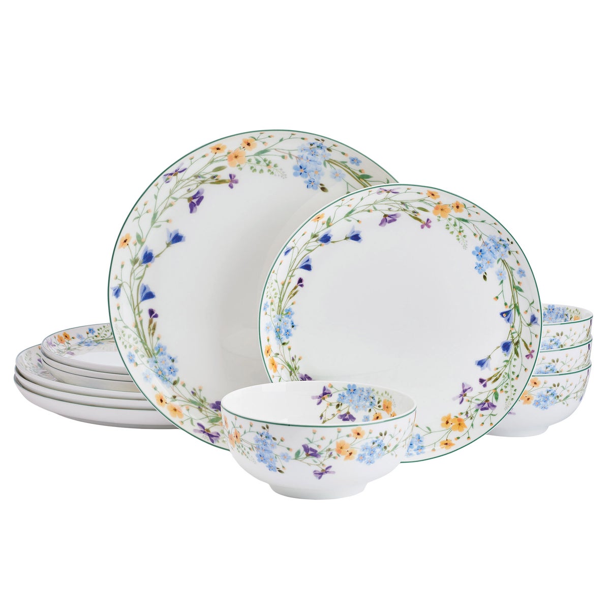 Mikasa Quinn 12-piece Bone China Dinnerware Set