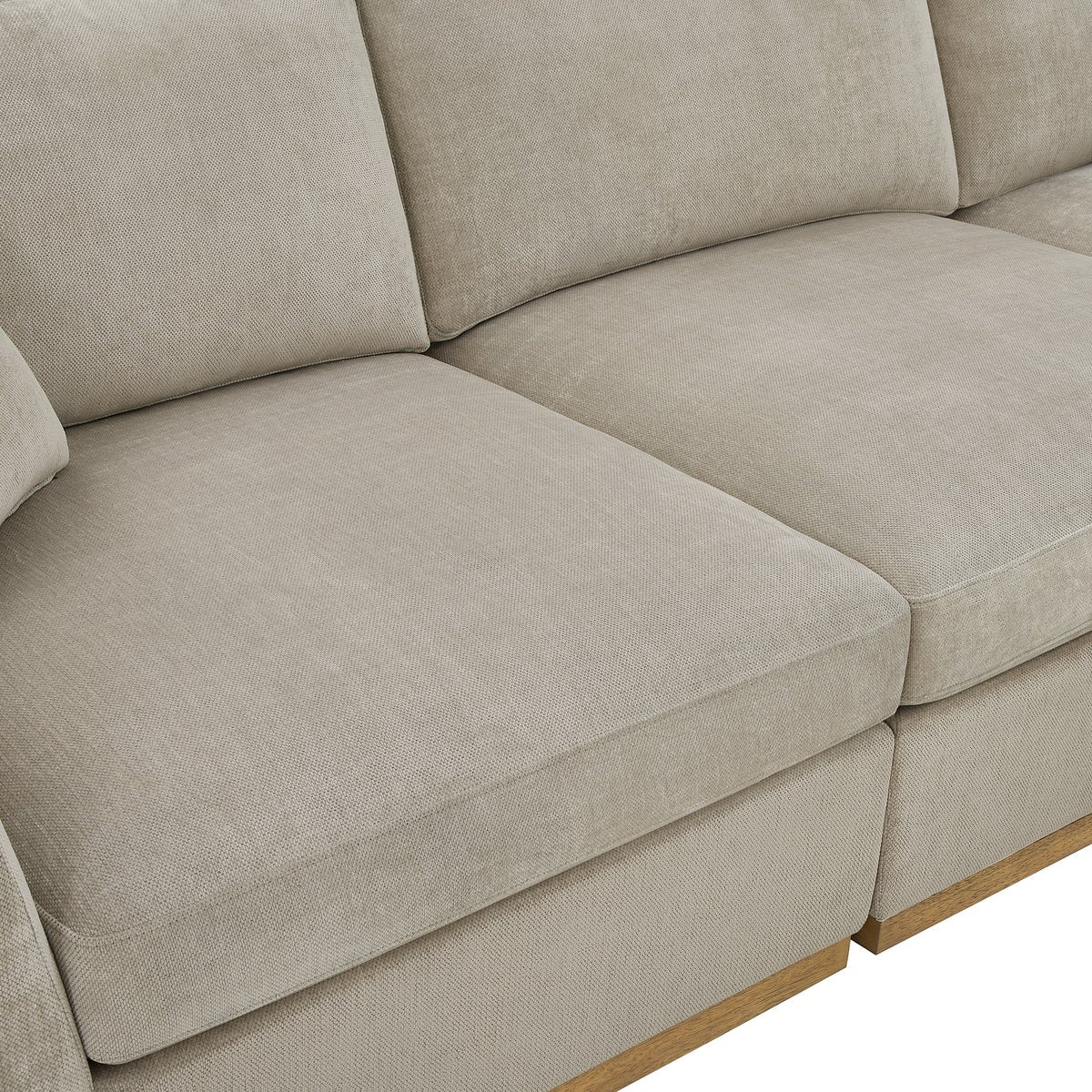 Henredon Caley Reversible Sofa Chaise with Ottoman