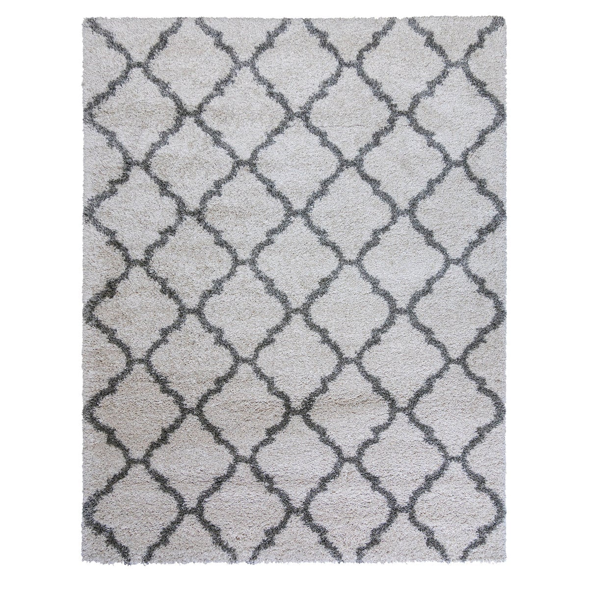 Thomasville Marketplace Luxury Shag Rug Collection, Trellis, 6'6" x 9'6"