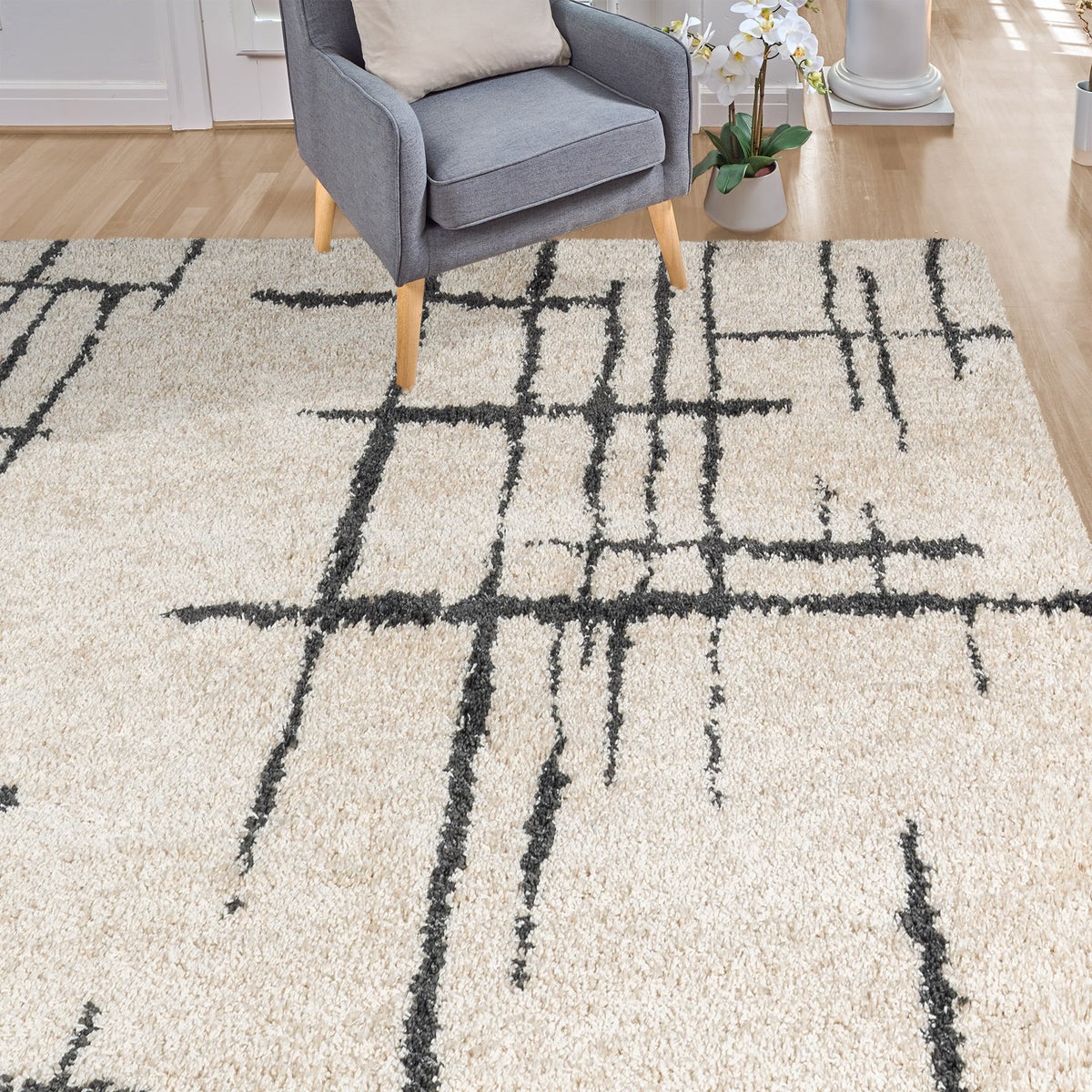Thomasville Marketplace Luxury Shag Rug Collection, Meara, Rug Size: 7 ft. 10 in. by 10 ft.