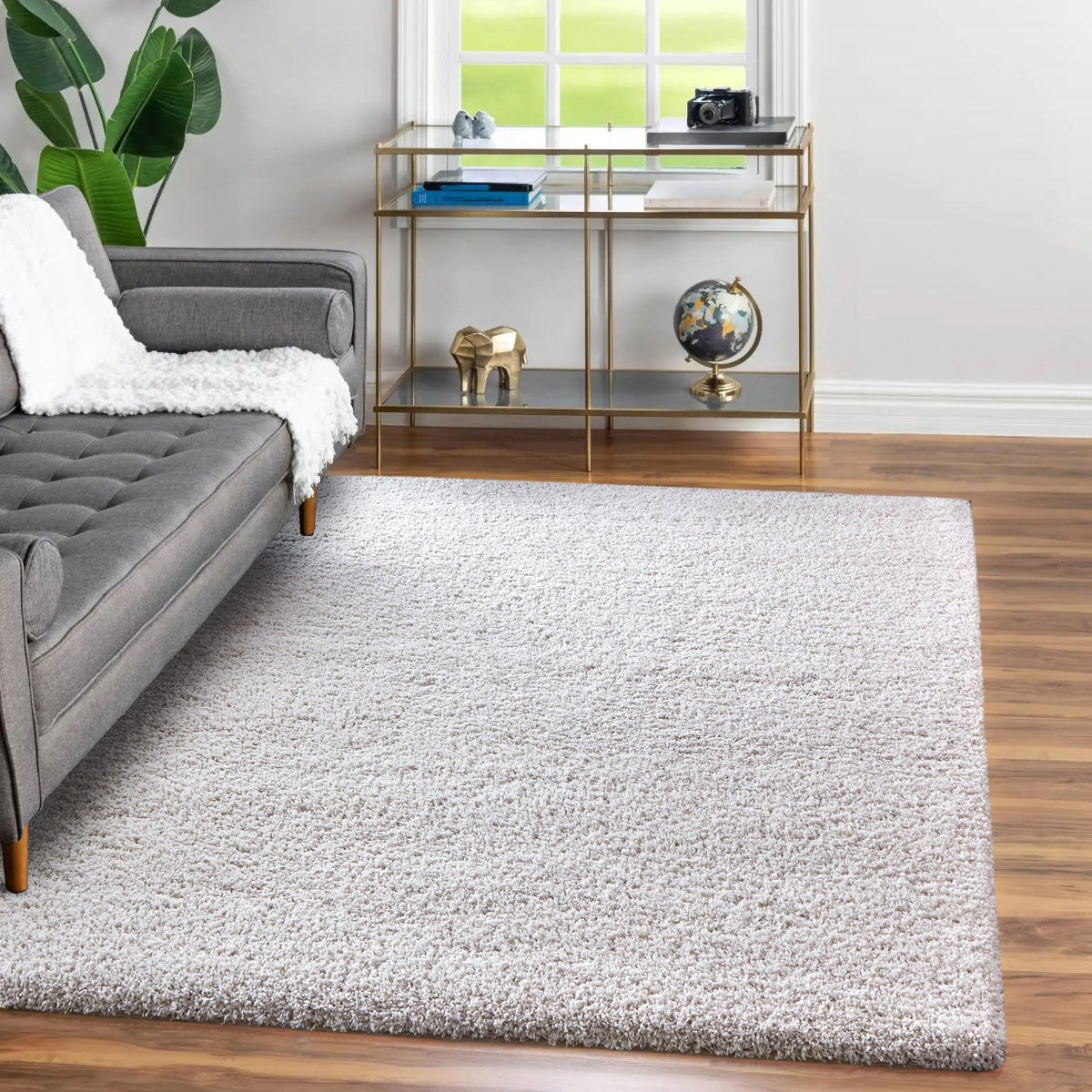 Thomasville Marketplace Luxury Shag Rug Collection, 5’3” x 7’5”