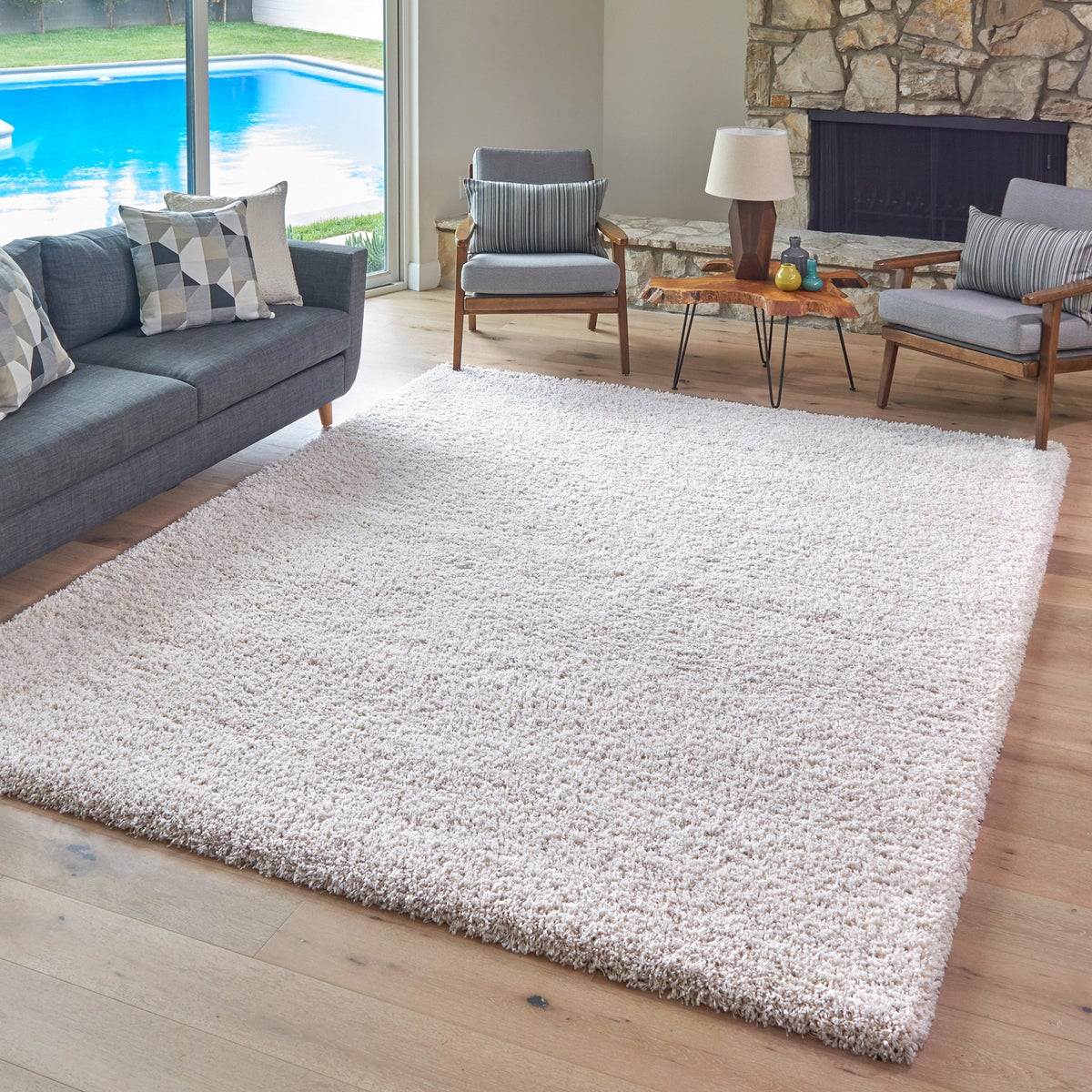 Thomasville Marketplace Luxury Shag Rug Collection, 6’6” x 9’6”