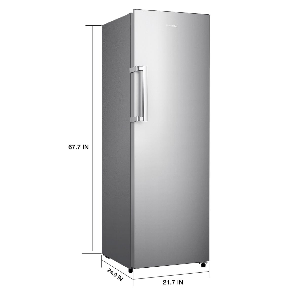 DAMAGED - Hisense 10.2 cu. ft. Garage Ready Frost Free Convertible Upright Freezer with Seal Break Handle