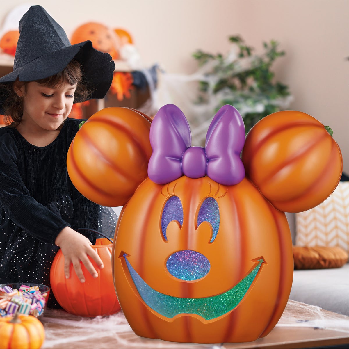 Disney Minnie Jack-O-Lantern Pumpkin
