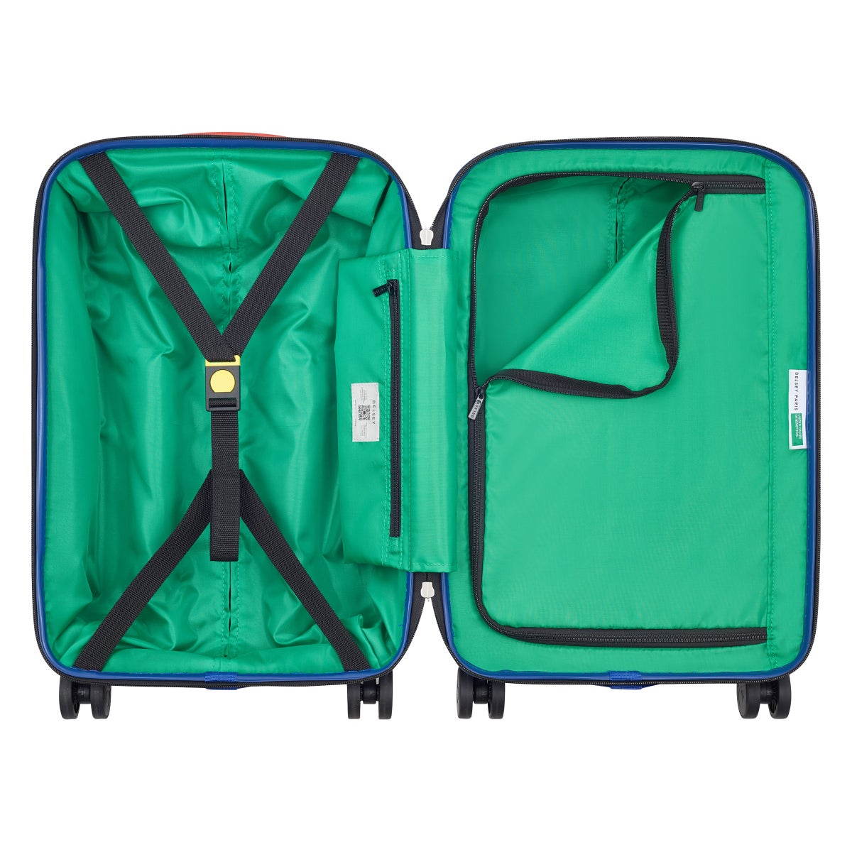 United Colors of Benetton X Delsey Paris United 3-piece Hardside Set