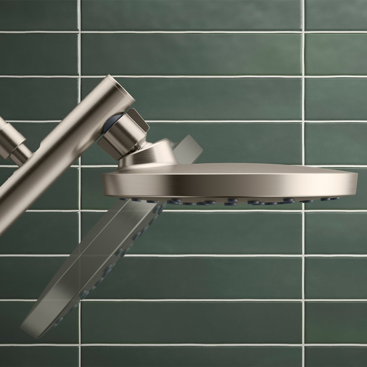 Kohler HydroRail 3-in-1 Multifunction Showerhead and Column Kit, Brushed Nickel