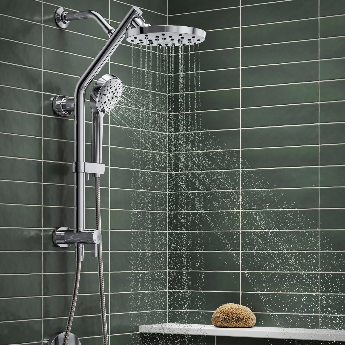 NEW - Kohler HydroRail 3-in-1 Multifunction Shower Head and Column Kit