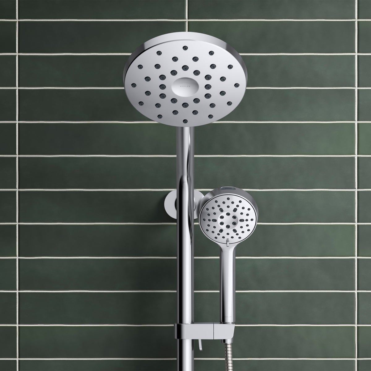 NEW - Kohler HydroRail 3-in-1 Multifunction Shower Head and Column Kit