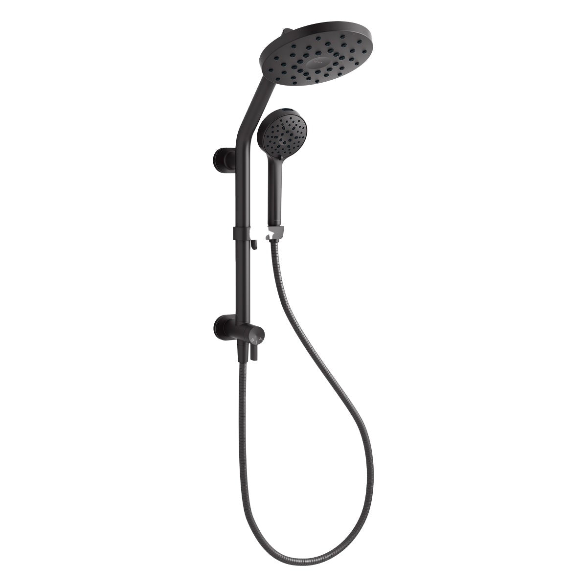 Kohler HydroRail 3-in-1 Multifunction Showerhead and Column Kit, Matte Black