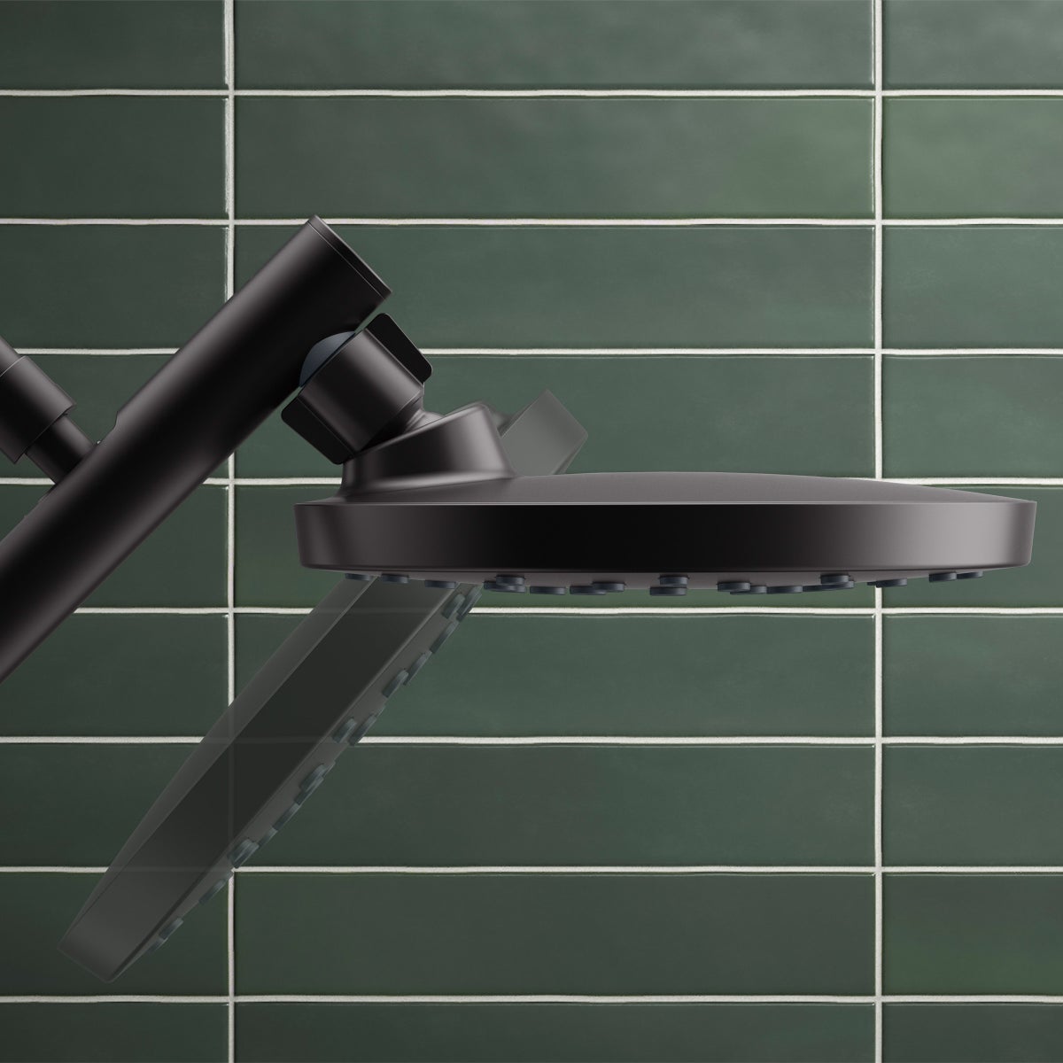 Kohler HydroRail 3-in-1 Multifunction Showerhead and Column Kit, Matte Black