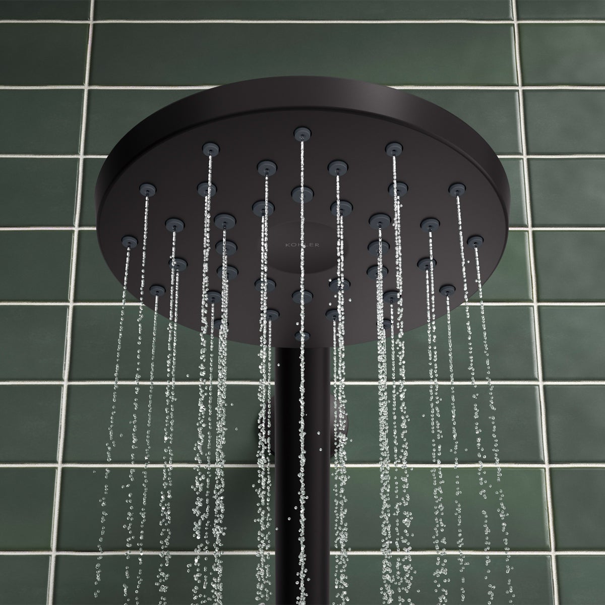 Kohler HydroRail 3-in-1 Multifunction Showerhead and Column Kit, Matte Black