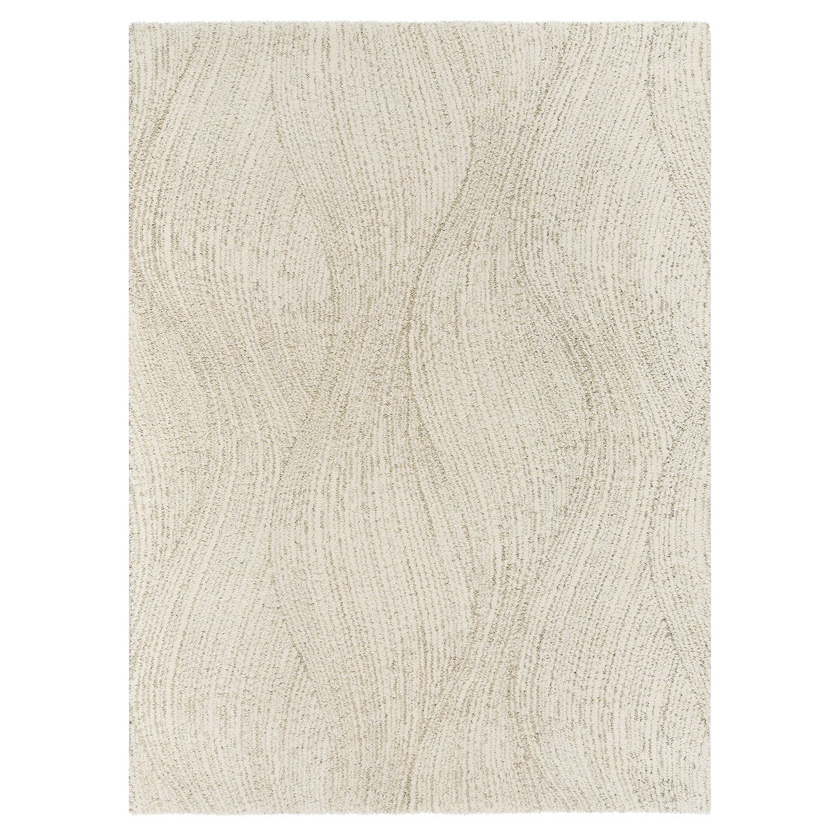 Foxwood Cozy Area Rug Collection, Conner Cream, Rug Size: 5 ft. 3 in. x 7 ft.