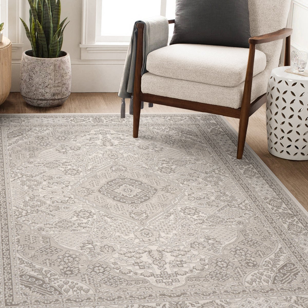 Helios Area Rug Collection, Parsons Gray - 7ft. 10in x 10ft.