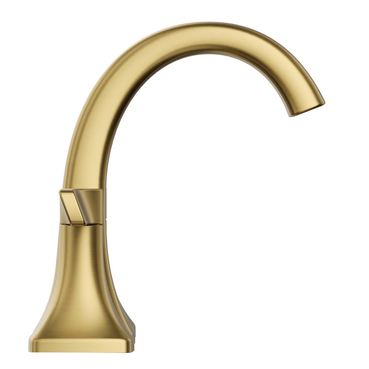 New - Kohler Riverly Widespread Bathroom Sink Faucet Gold