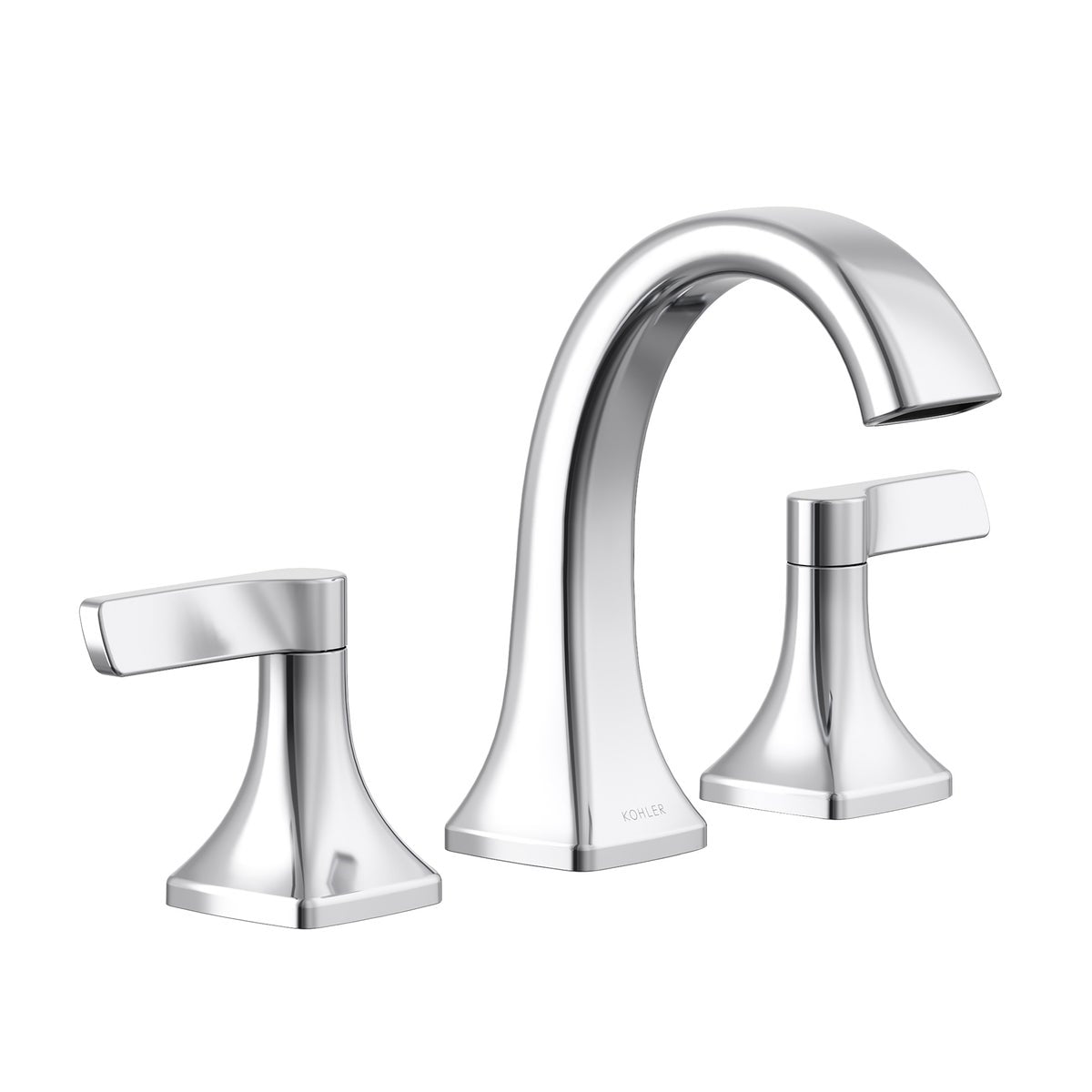 Kohler Riverly Chrome Widespread Bathroom Sink Faucet