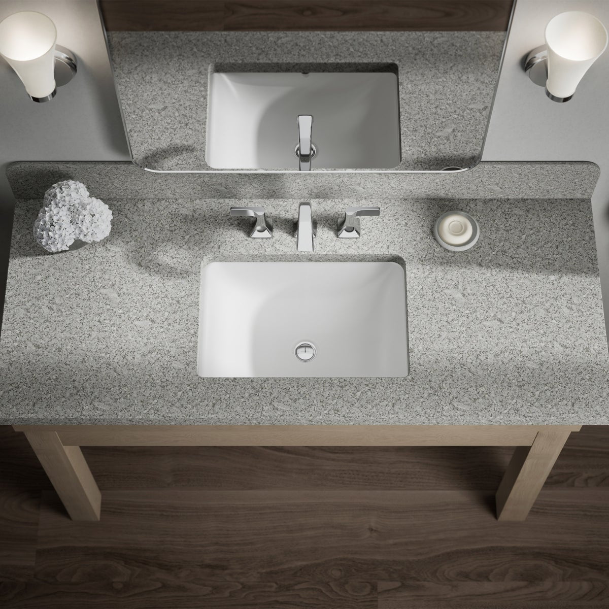 Kohler Riverly Chrome Widespread Bathroom Sink Faucet