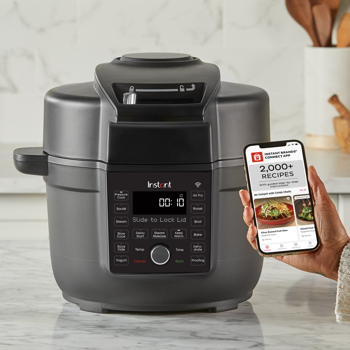 NEW - Instant Pot Duo Crisp 6.5QT Ultimate Lid WiFi Multi-Cooker and Air Fryer