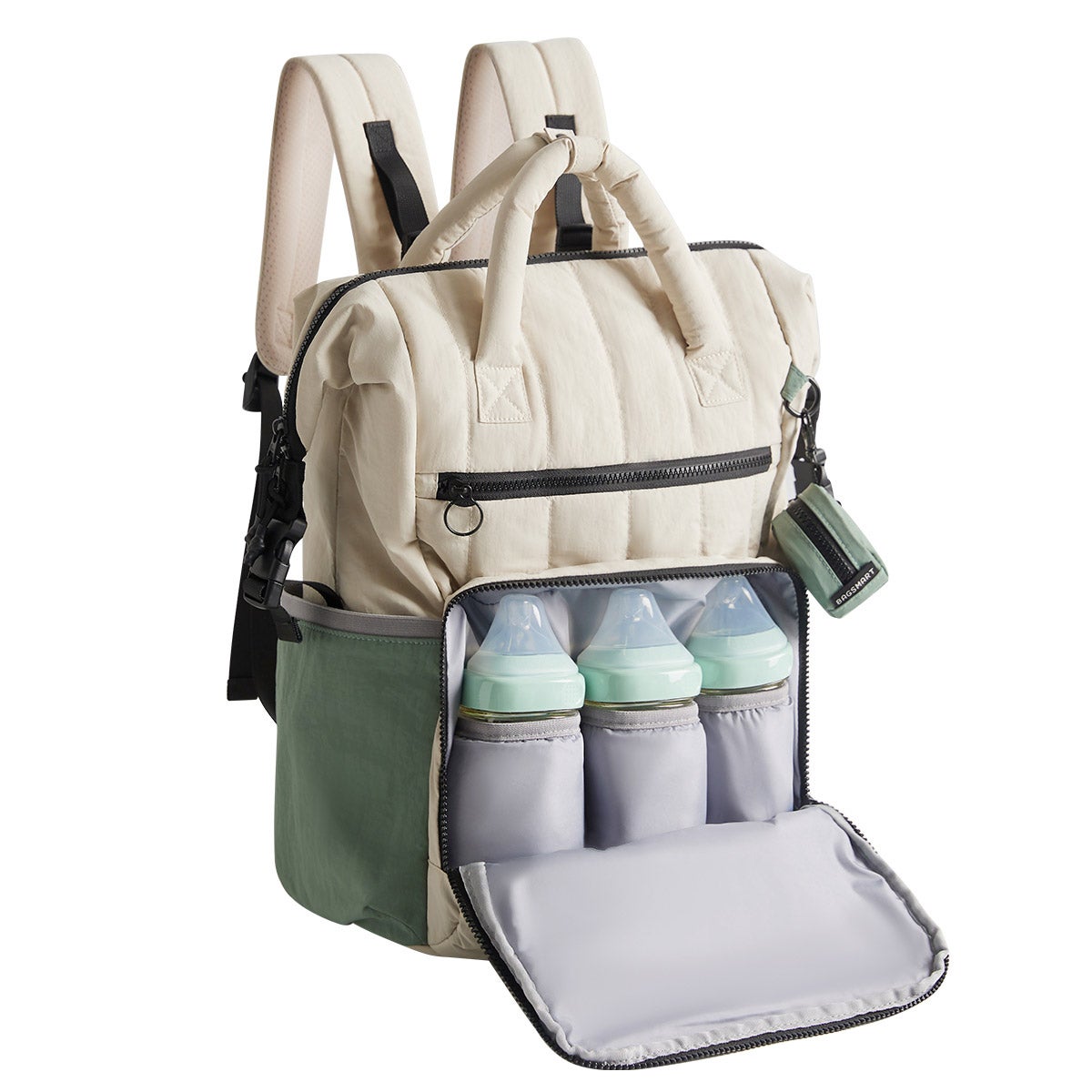 BagSmart Walker 25L Diaper Bag with Kids Backpack Set