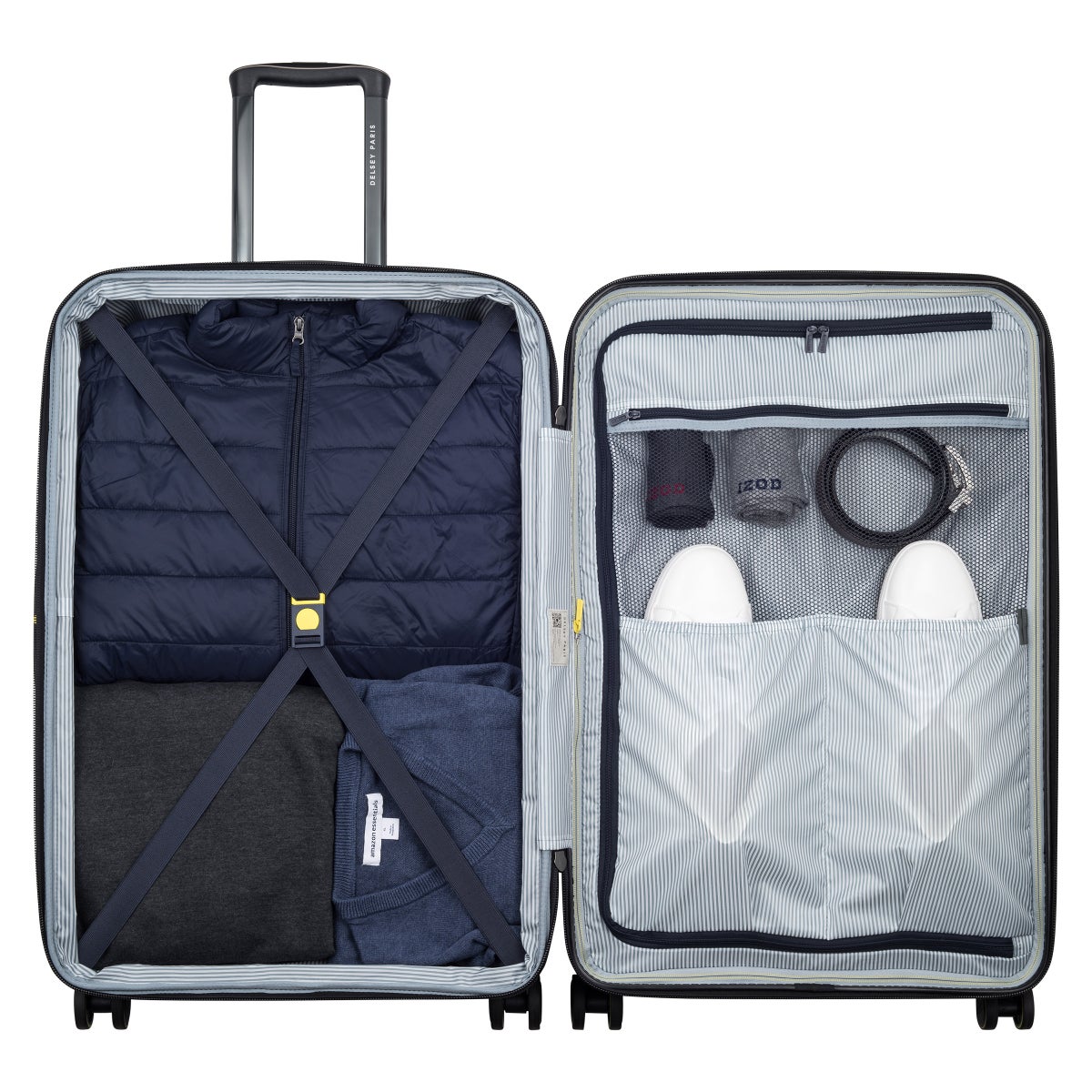 Delsey Paris 2-piece Hardside Luggage Set, Dark Gray
