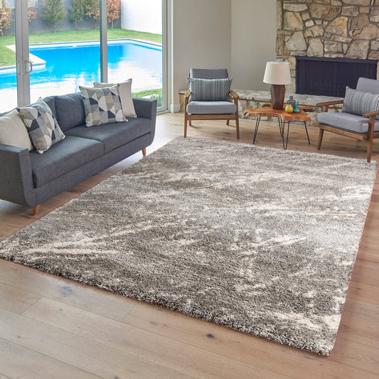 Thomasville Marketplace Luxury Shag Rug Collection, Adria, 7'10" x 10'