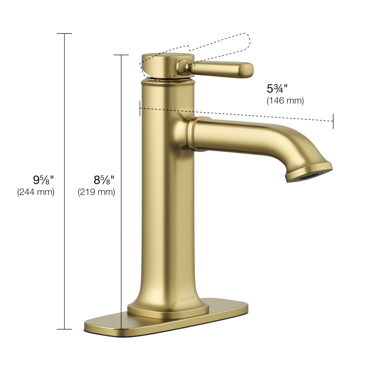 NEW - Kohler Terzet Single-handle Bathroom Faucet