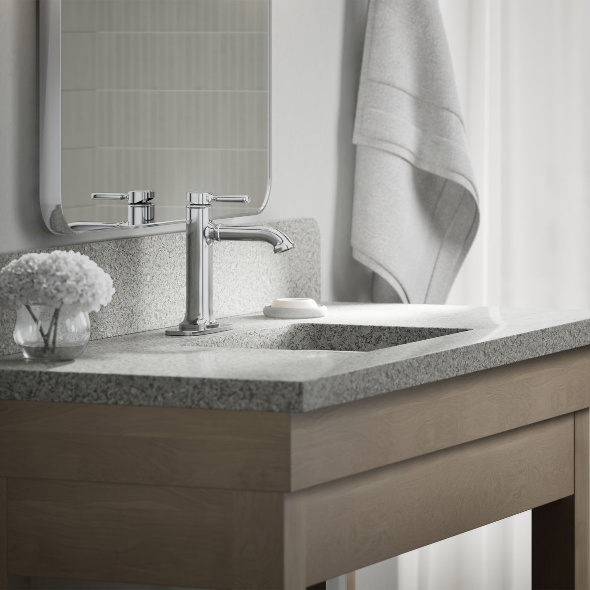 NEW - Kohler Terzet Chrome Single-handle Bathroom Faucet