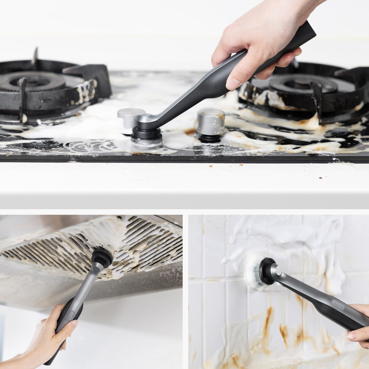 HOTO Wand Cordless Spin Scrubber