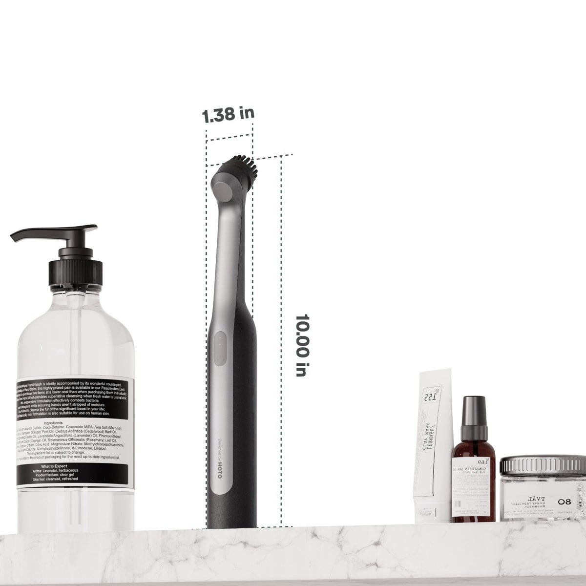 HOTO Wand Cordless Spin Scrubber