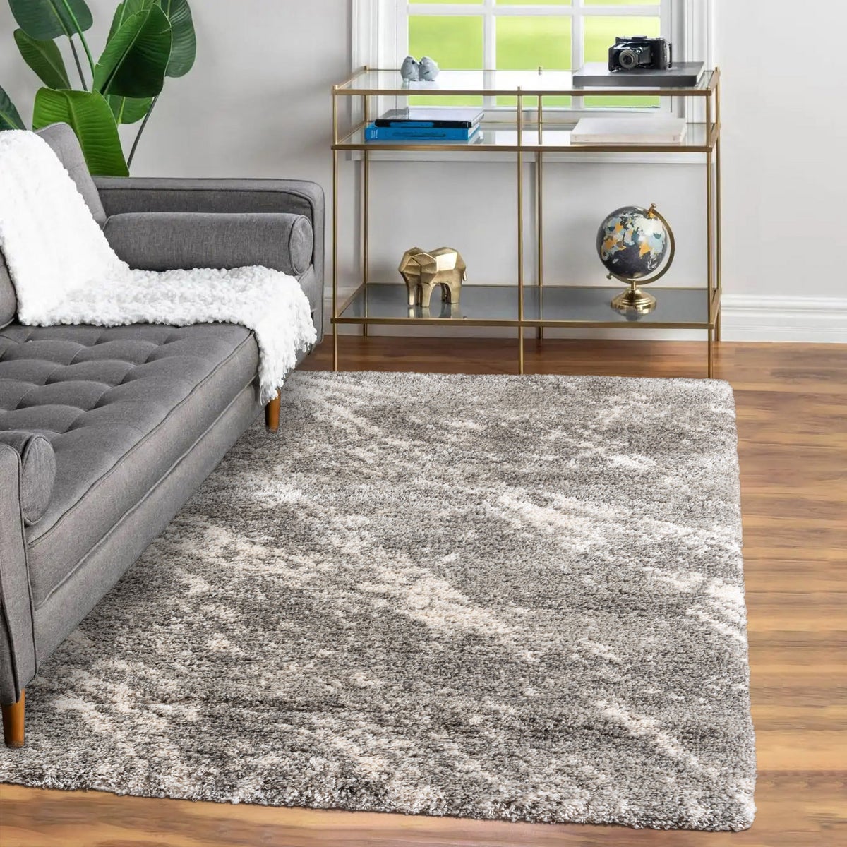 Thomasville Marketplace Luxury Shag Rug Collection, Adria 5'3" x 7'5"