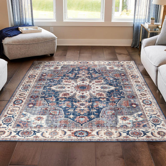Wyatt & Ash Washable Indoor Area Rug, Aliyeh 7'10" x 10'
