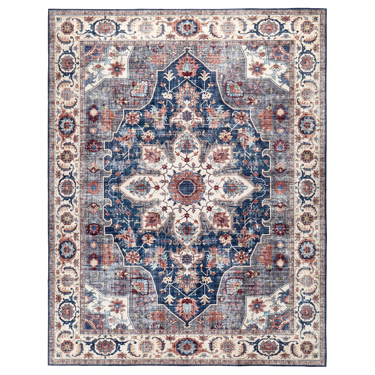 Wyatt & Ash Washable Indoor Area Rug, Aliyeh 7'10" x 10'