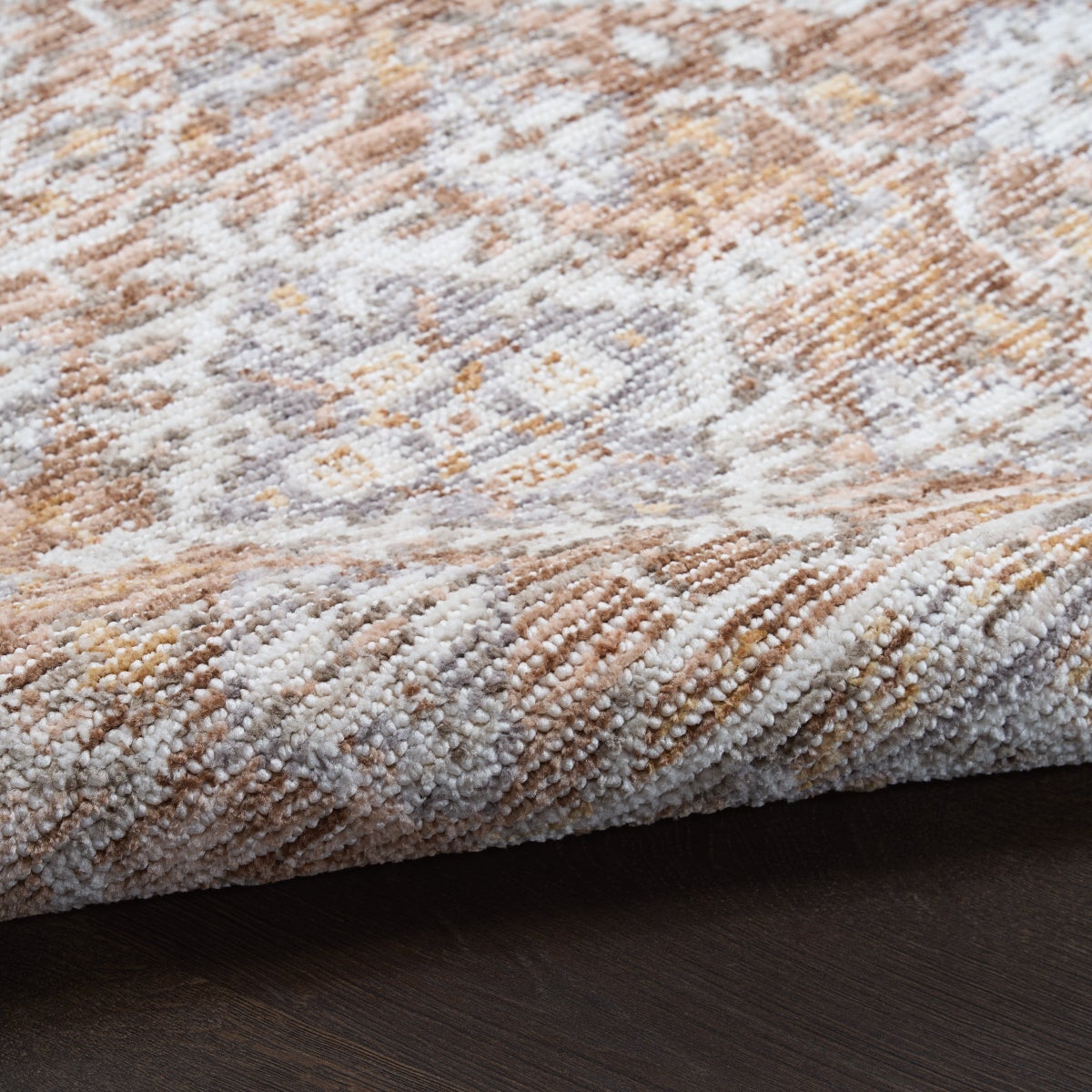 Nourison Hastings Area Rug Collection, Cian Ivory/Rust,  7 ft. 10 in. x 9 ft. 10 in.