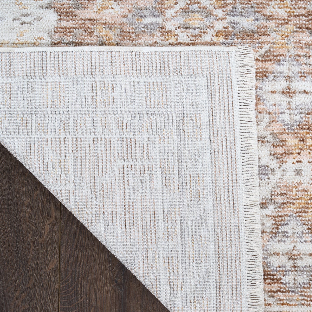 Nourison Hastings Area Rug Collection, Cian Ivory/Rust,  7 ft. 10 in. x 9 ft. 10 in.