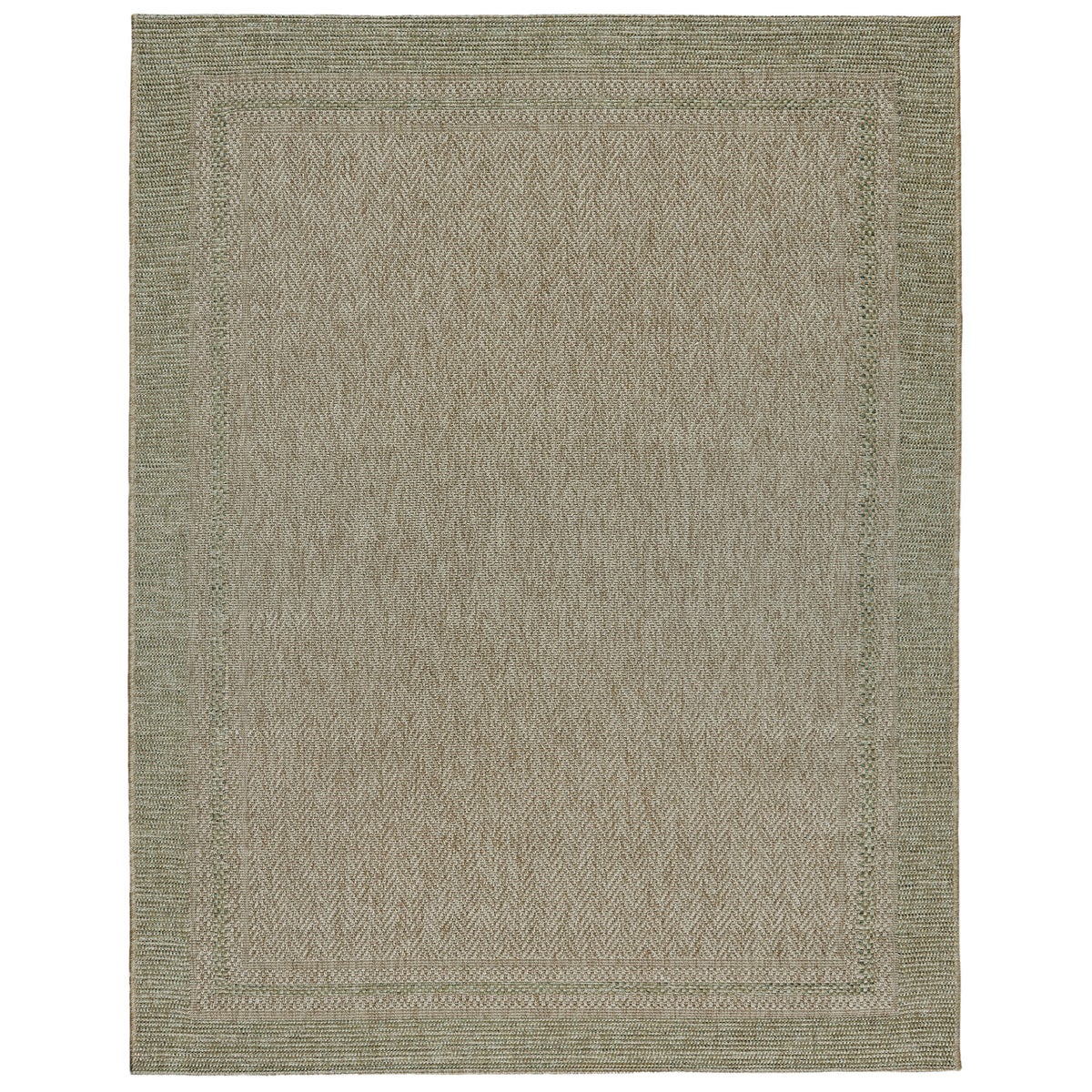 Ravenna Indoor/Outdoor Rug, 7 ft. 10 in. x 10 ft. Landry Green