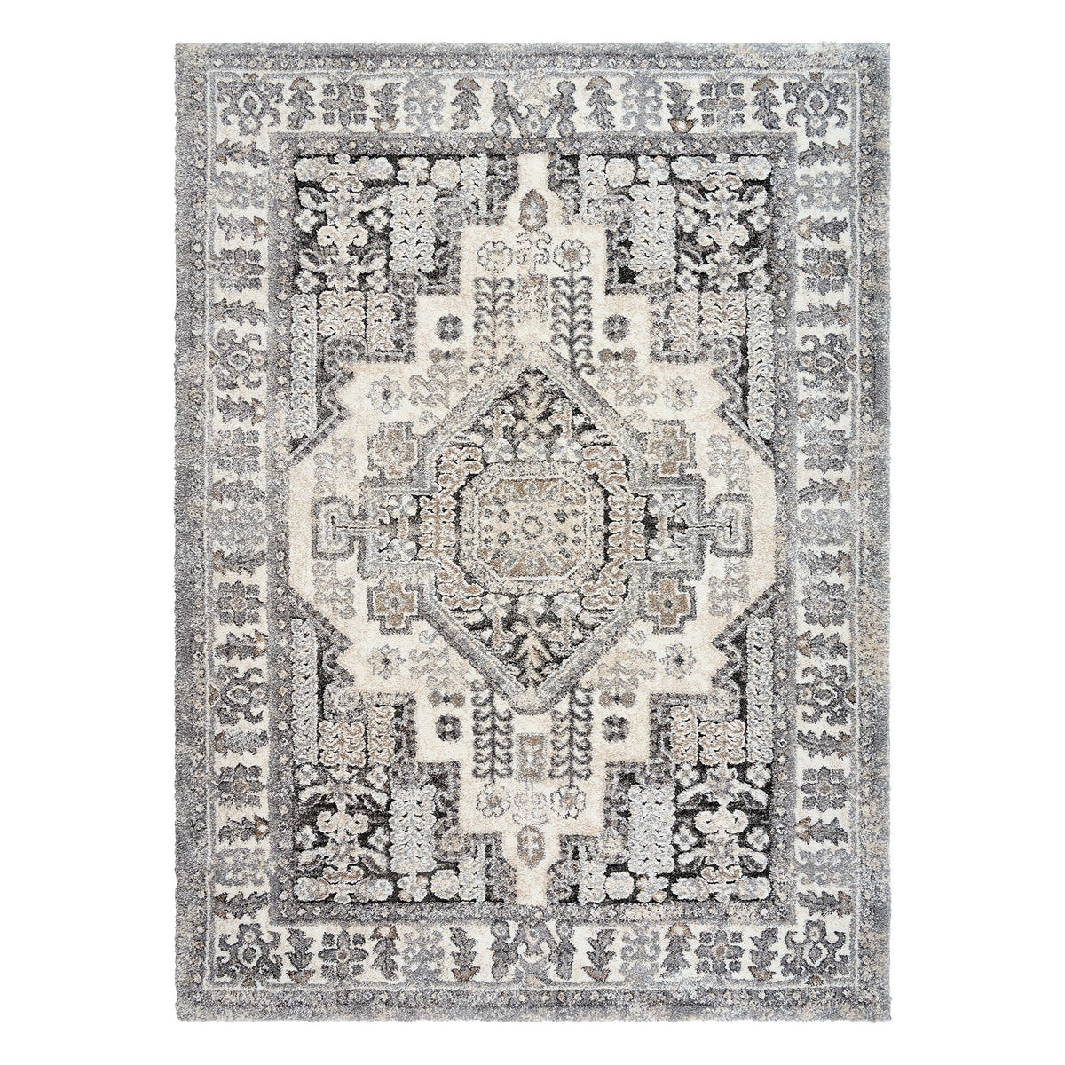 Icon Area Rug Collection, Gordon Gray, Rug Size: 5 ft. 3 in. x 7 ft.