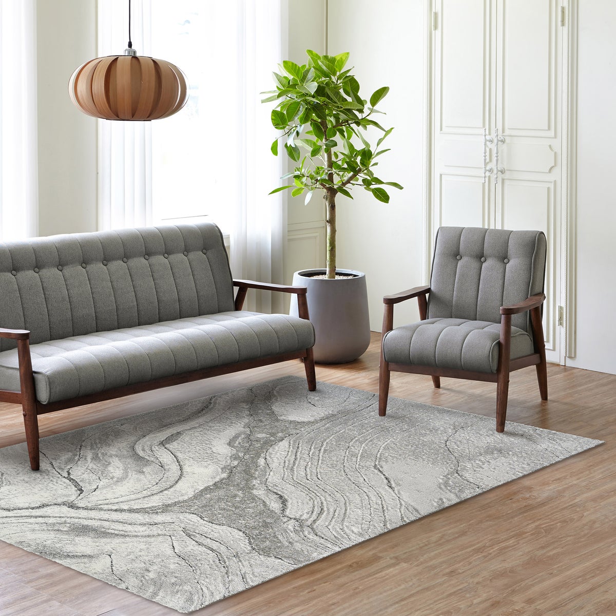 Icon Area Rug Collection, Atoll, Rug Size: 5 ft. 3 in. by 7 ft.