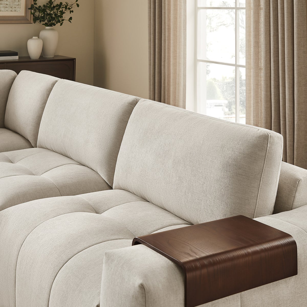 Paige 6-piece Modular Fabric Sectional